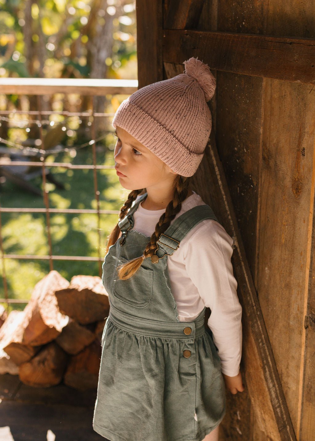 Stargaze Beanie Pink Speckle - Acorn Kids Accessories
