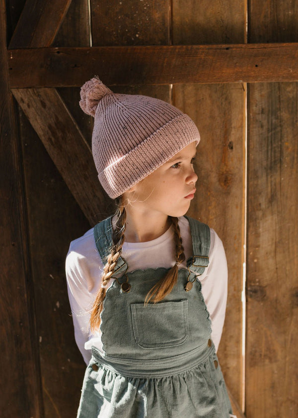 Stargaze Beanie Pink Speckle - Acorn Kids Accessories