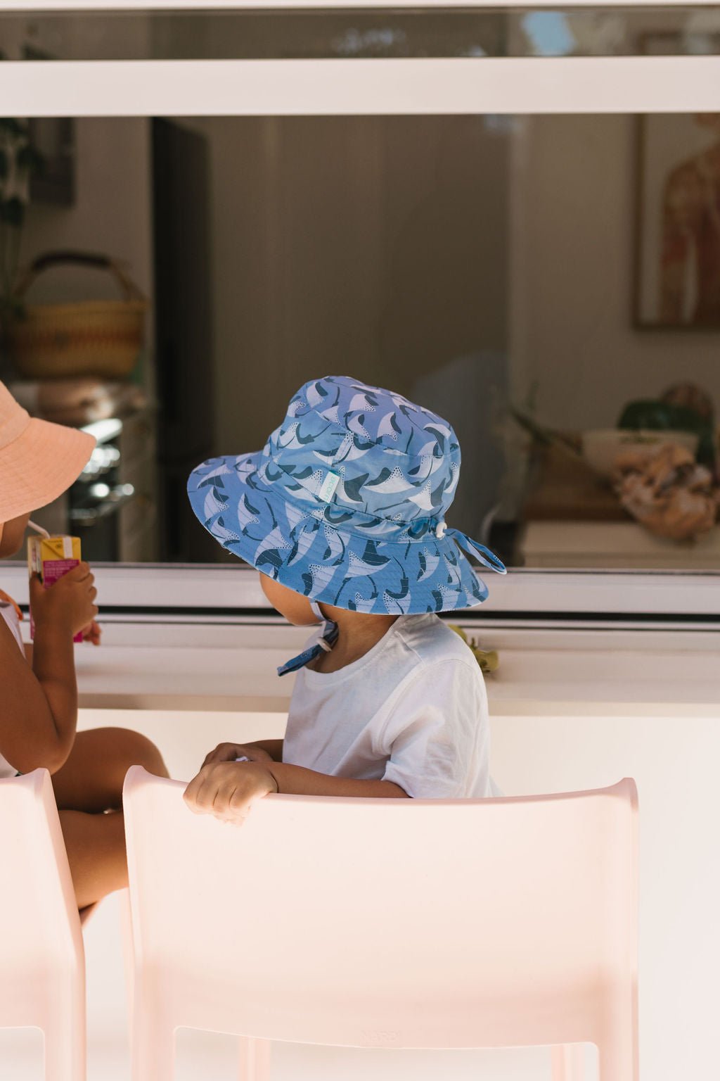 Stingray Wide Brim Bucket Hat - Acorn Kids Accessories