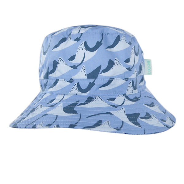 Stingray Wide Brim Bucket Hat - Acorn Kids Accessories