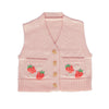 Strawberry Fields Merino Vest - Acorn Kids Accessories