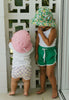 Strawberry Frayed Bucket Hat - Acorn Kids Accessories
