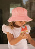 Strawberry Frayed Bucket Hat - Acorn Kids Accessories