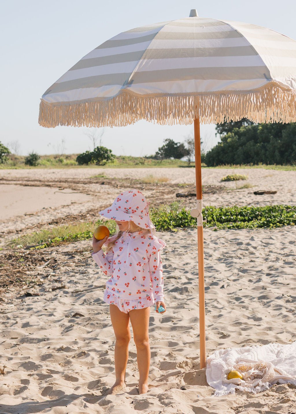 Striped Posy UPF50+ Swimming Set - Acorn Kids Accessories