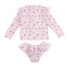 Striped Posy UPF50+ Swimming Set - Acorn Kids Accessories