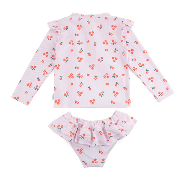 Striped Posy UPF50+ Swimming Set - Acorn Kids Accessories