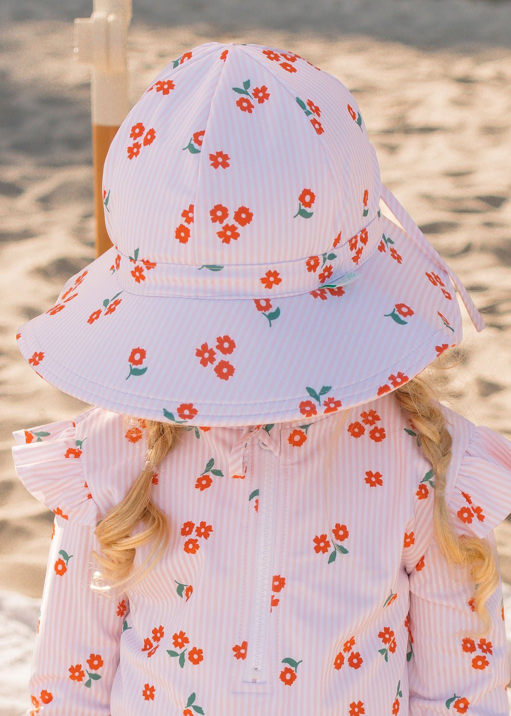 Striped Posy UPF50+ Swimming Set - Acorn Kids Accessories