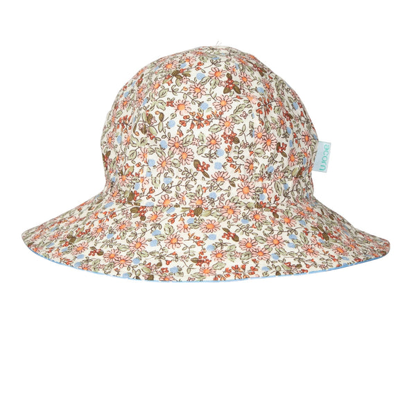 Summer Fields Wide Brim Reversible Sunhat - Acorn Kids Accessories