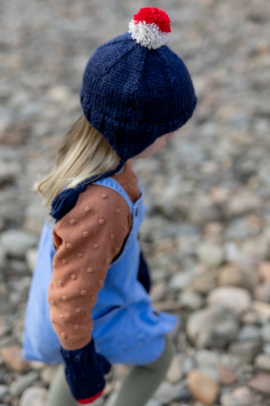 Sunrise Beanie Navy - Acorn Kids Accessories