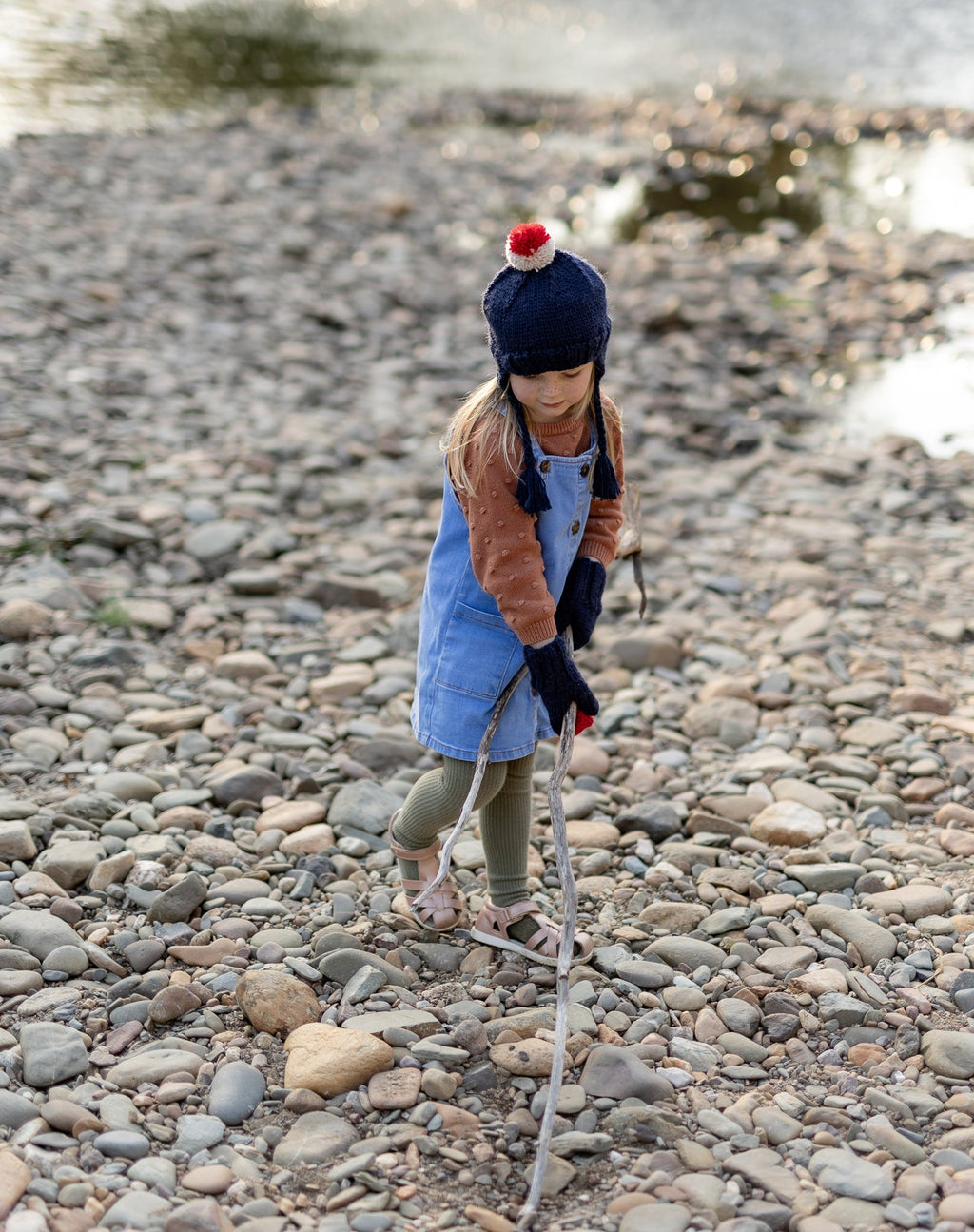 Sunrise Beanie Navy - Acorn Kids Accessories