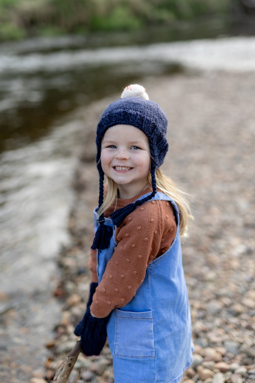 Sunrise Beanie Navy - Acorn Kids Accessories
