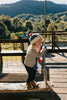 Teddy Beanie Blue & Red - Acorn Kids Accessories