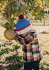 Teddy Beanie Blue & Red - Acorn Kids Accessories