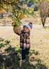Teddy Beanie Blue & Red - Acorn Kids Accessories