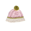 Teddy Beanie Pink & Green - Acorn Kids Accessories