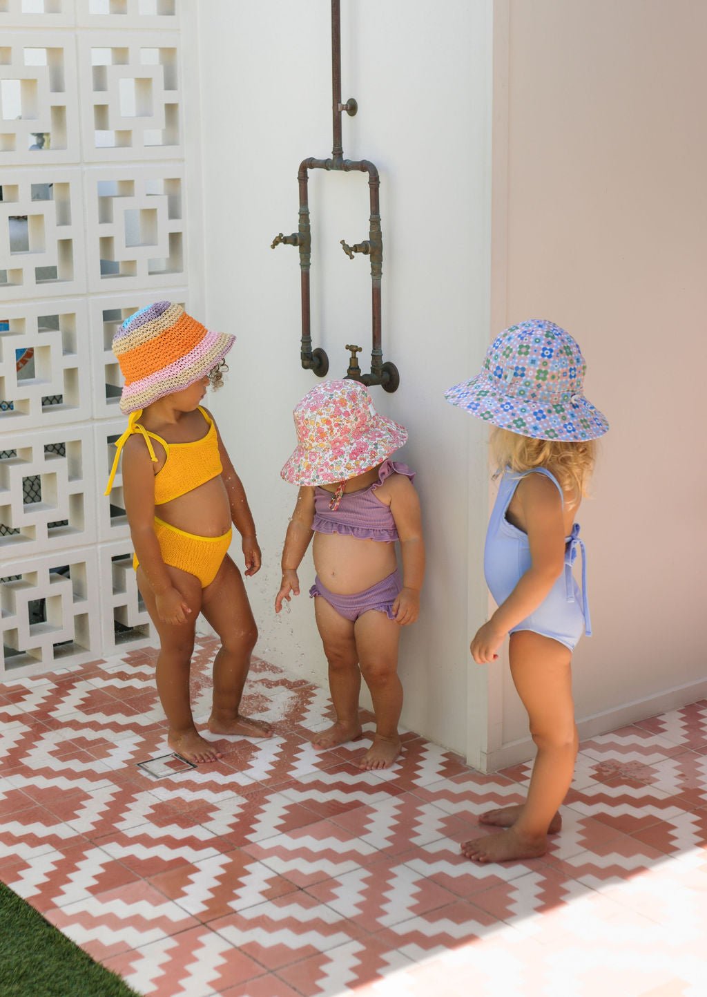 Tessa Broad Brim Bucket Hat - Acorn Kids Accessories