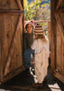 Tokyo Merino Beanie Caramel Stripe - Acorn Kids Accessories