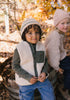 Tokyo Merino Beanie Sage Stripe - Acorn Kids Accessories