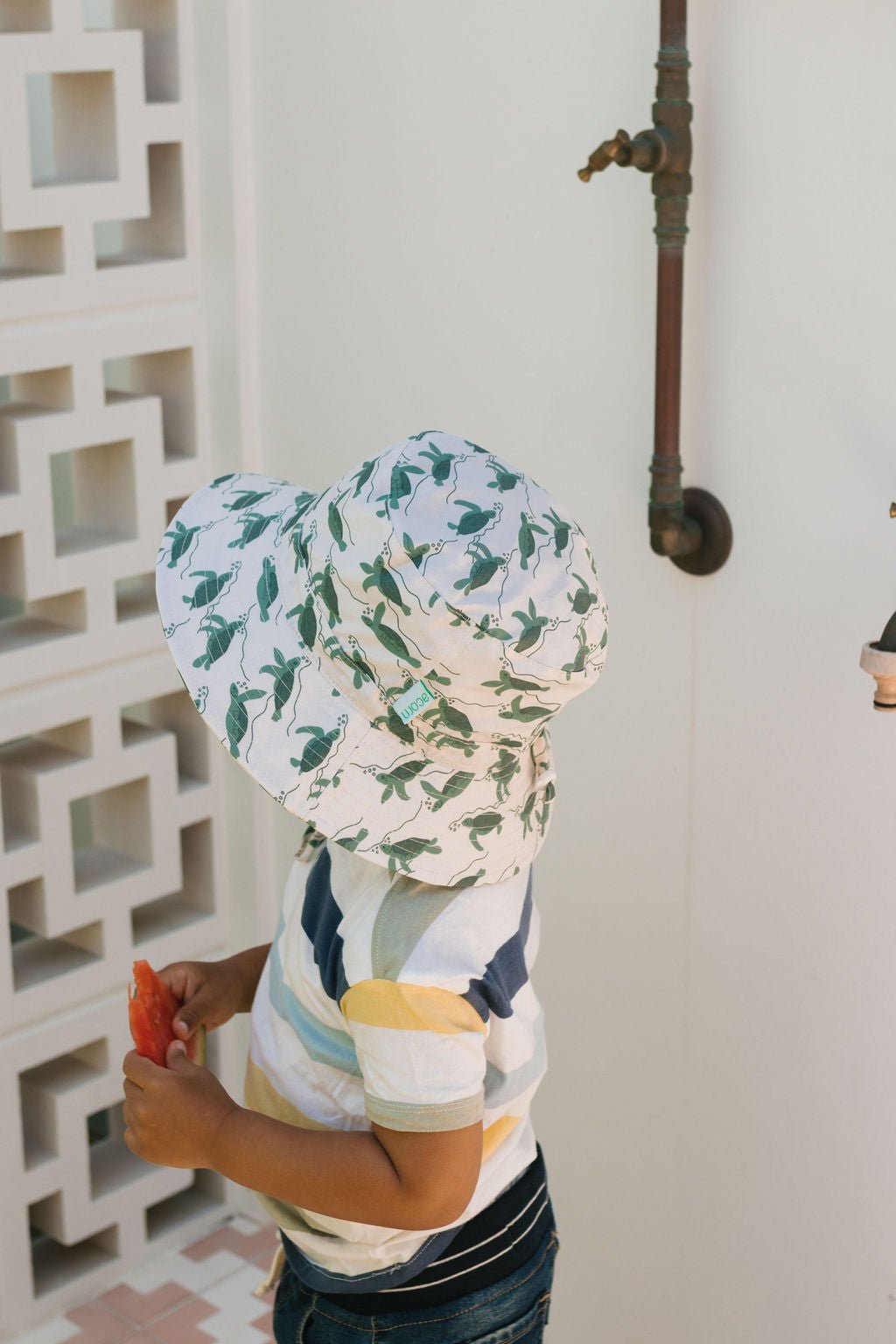 Turtles Wide Brim Bucket Hat - Acorn Kids Accessories