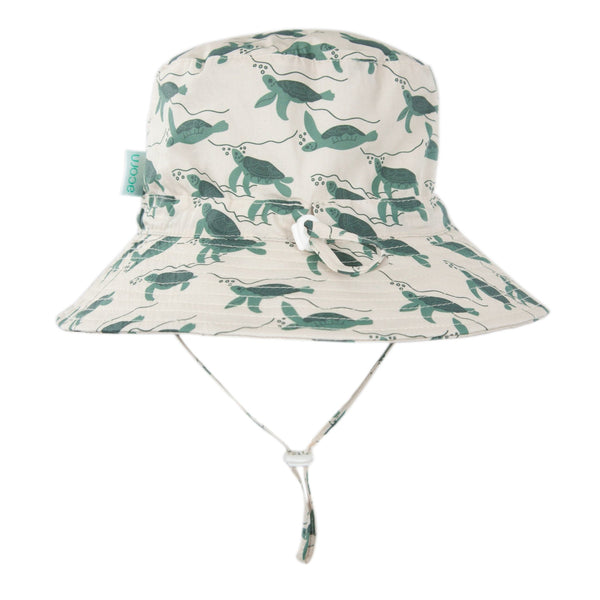 Turtles Wide Brim Bucket Hat - Acorn Kids Accessories