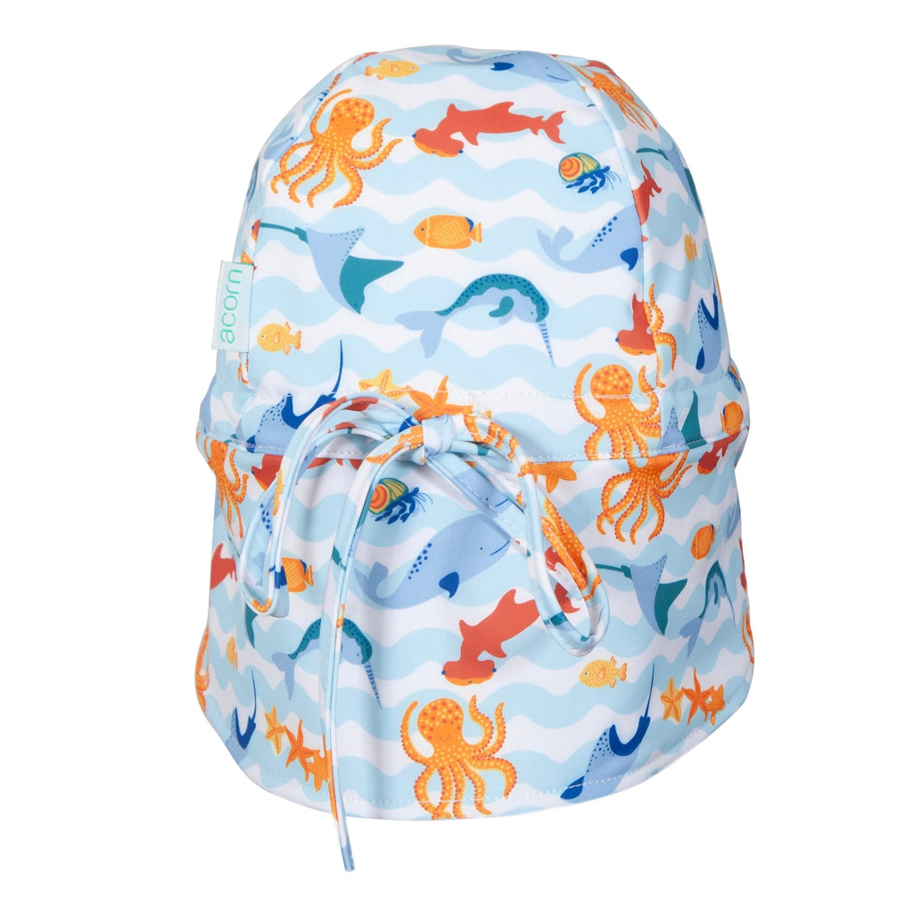 Under The Sea Swim Flap Cap - Acorn Kids Accessories
