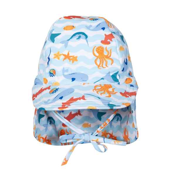 Under The Sea Swim Flap Cap - Acorn Kids Accessories