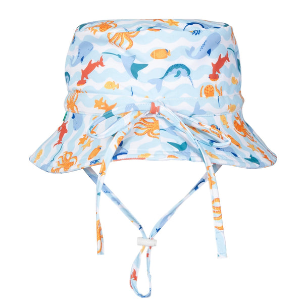 Under The Sea Wide Brim Swim Bucket Hat - Acorn Kids Accessories