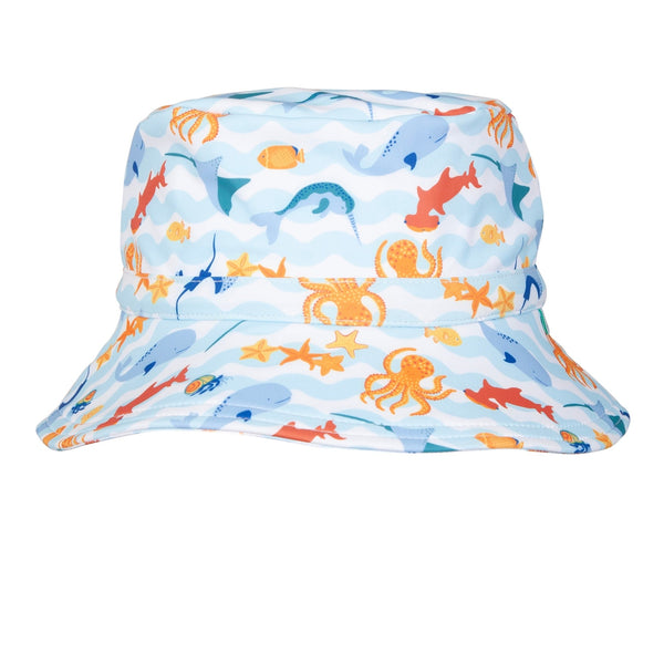 Under The Sea Wide Brim Swim Bucket Hat - Acorn Kids Accessories