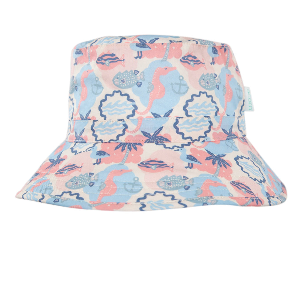 Vacation Broad Brim Bucket Hat - Acorn Kids Accessories