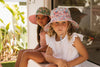 Vacation Broad Brim Bucket Hat - Acorn Kids Accessories