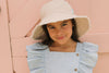 Vanilla Frayed Bucket Hat - Acorn Kids Accessories