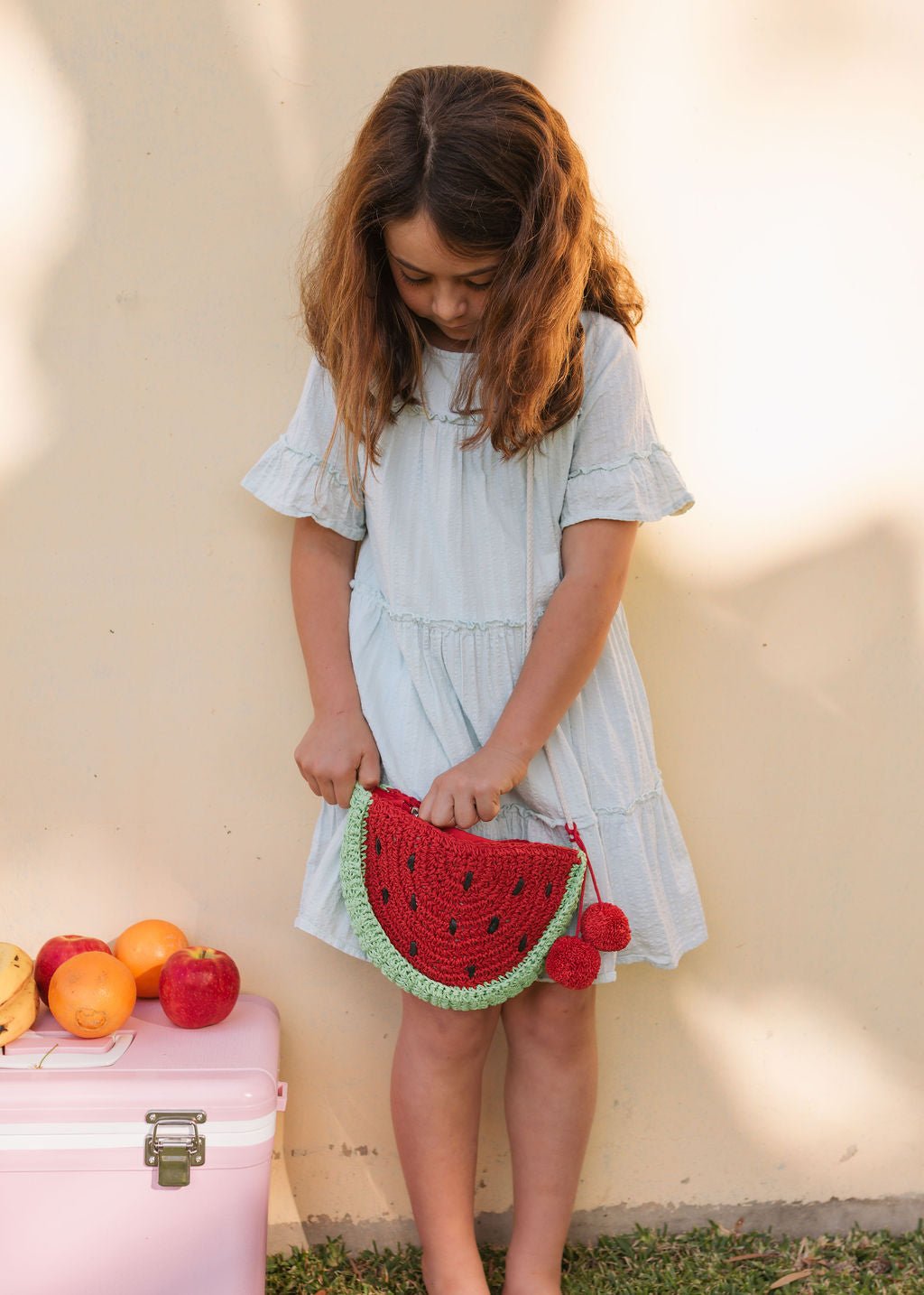 Watermelon Segment Straw Bag - Acorn Kids Accessories