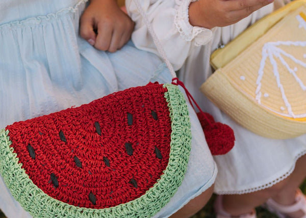 Watermelon Segment Straw Bag - Acorn Kids Accessories