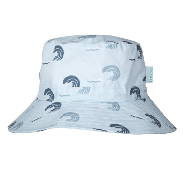 Wave Curl Wide Brim Bucket Hat - Acorn Kids Accessories