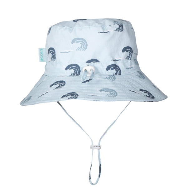 Wave Curl Wide Brim Bucket Hat - Acorn Kids Accessories