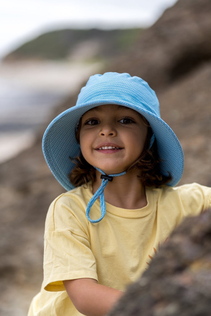 Azure Swim Bucket Hat - Acorn Kids Accessories