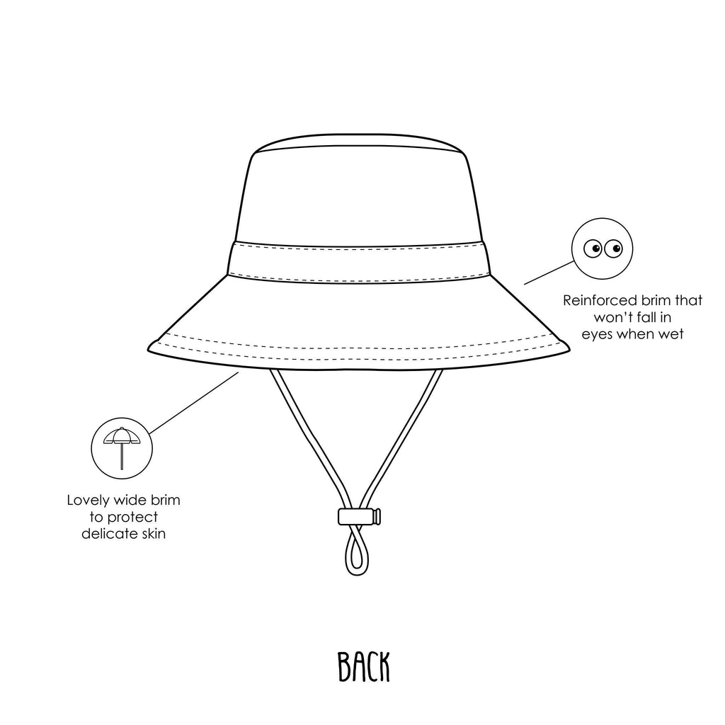 Azure Swim Bucket Hat - Acorn Kids Accessories