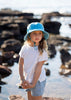 Azure Terry Towelling Bucket Hat - Acorn Kids Accessories