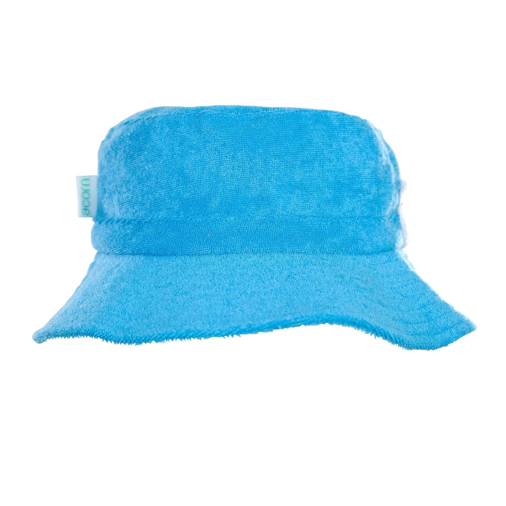 Azure Terry Towelling Bucket Hat - Acorn Kids Accessories