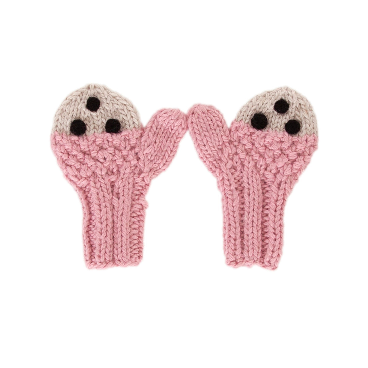 Acorn Campside Ribbed Mittens - Navy main image 1