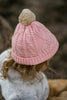 Cable Knit Beanie Pink - Acorn Kids Accessories