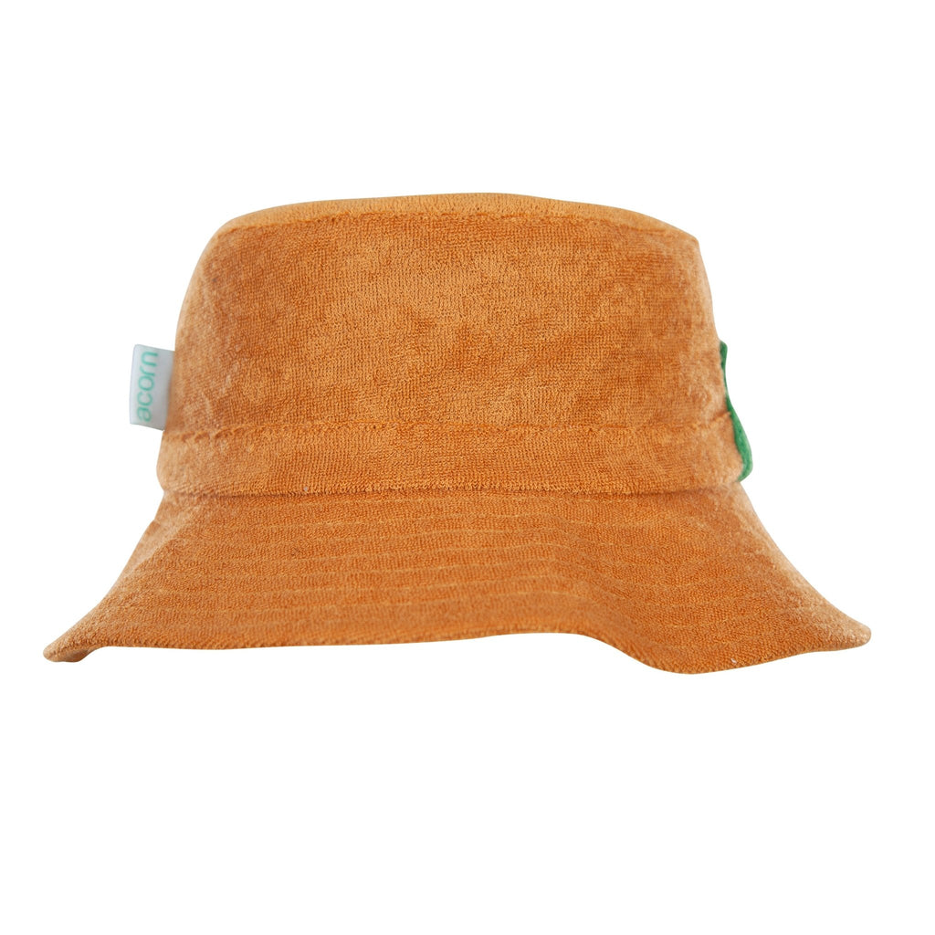 Caramel Terry Towelling Bucket Hat - Acorn Kids Accessories