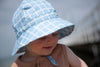 Checks Baby Sun Hat - Acorn Kids Accessories