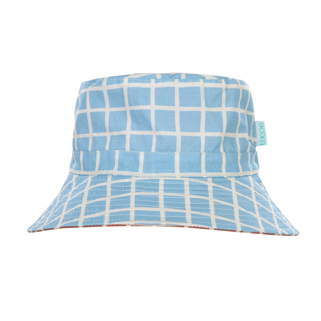 Checks Reversible Bucket Hat - Acorn Kids Accessories