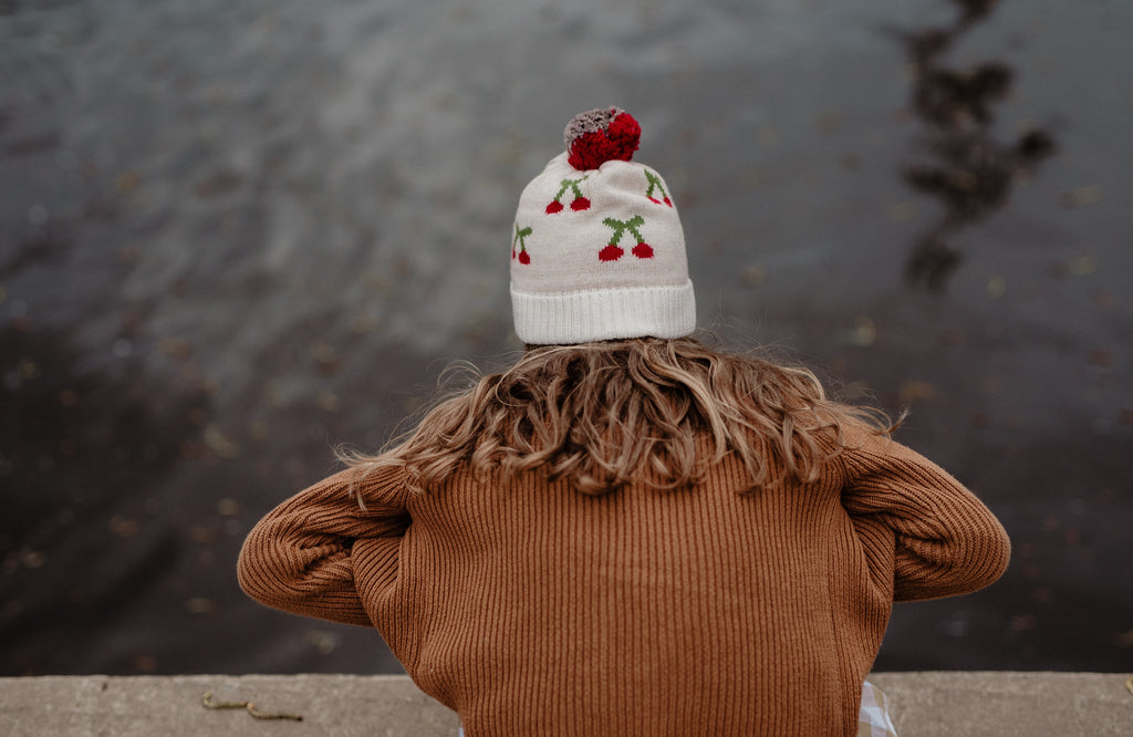 Cherry Beanie - Acorn Kids Accessories