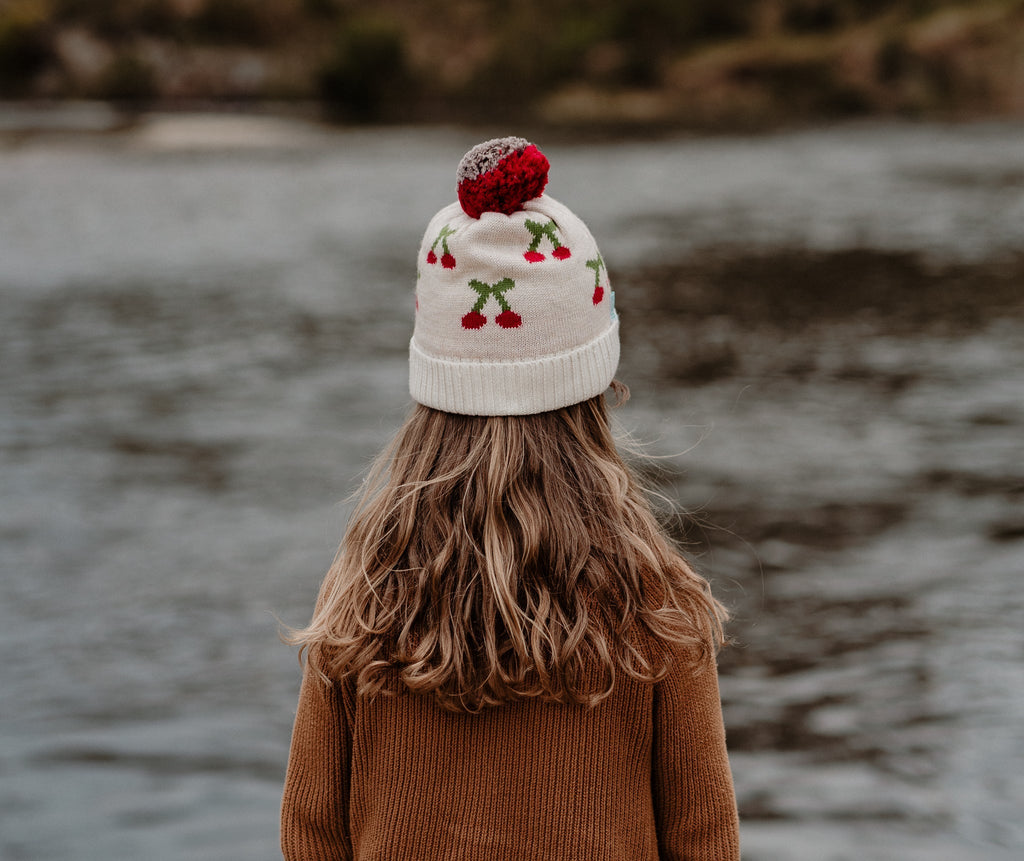 Cherry Beanie - Acorn Kids Accessories