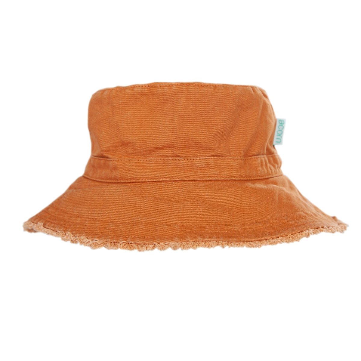 Chestnut Frayed Bucket Hat Kids Bucket Hats Acorn Kids Sun Hats