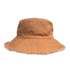 Chestnut Frayed Bucket Hat - Adult - Acorn Kids Accessories