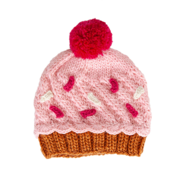 Cupcake Beanie Pink - Acorn Kids Accessories