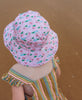 Dancing Flamingo Broad Brim Bucket Hat - Acorn Kids Accessories